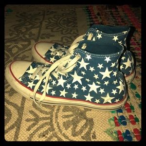 Hi-Top Converse w/ Stars